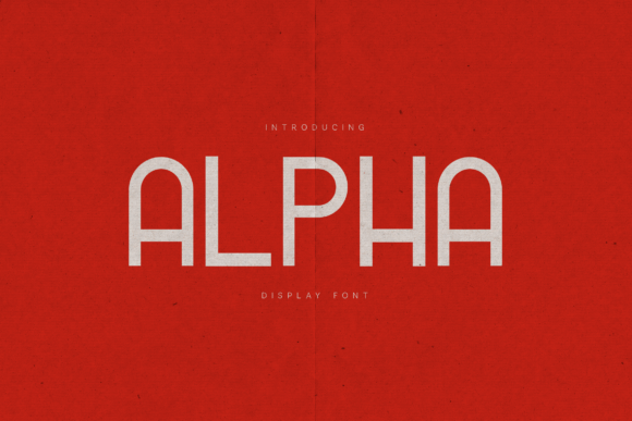 Alpha: The Modern Typeface for Bold Branding
