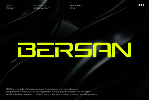 Bersan: A Modern Typeface for the Digital Age
