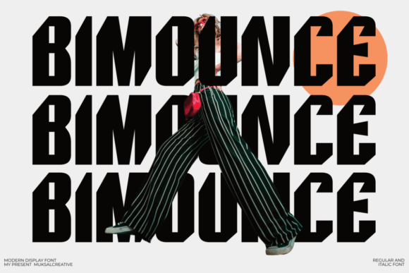 Bimounce: The Modern Display Font for Bold Branding