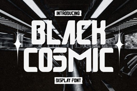 Black Cosmic: A Cyberpunk Blackletter for Modern Design