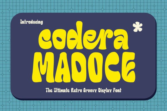 Codera Madoce: The 1970s Vibe Font for Modern Designers