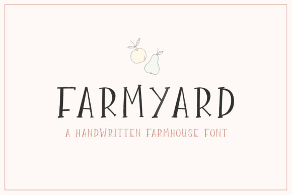 Farmyard: A Distinct Display Font for Bold, Authentic Projects