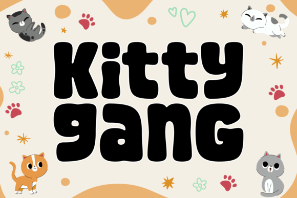 Kitty Gang: A Font That Feels Like a Warm Hug