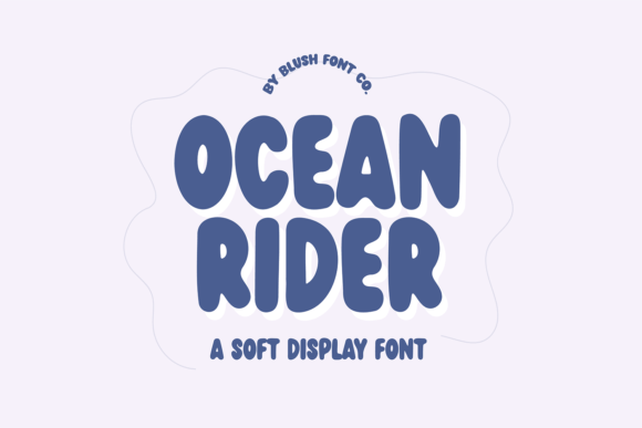 Ocean Rider: A Retro Display Font for Modern Creators