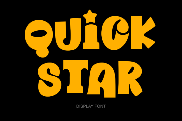 Quick Star: The Display Font That Brings Personality to Your Projects