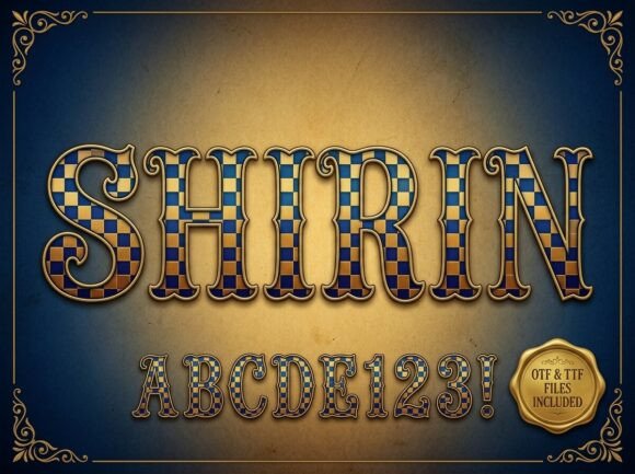 Shirin: A Typeface of Regal Luxury