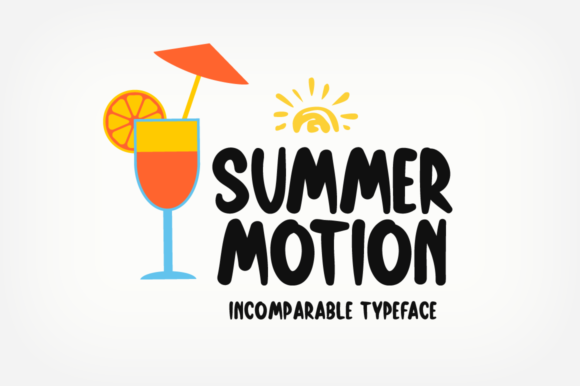 Summer Motion: A Font That Captures the Essence of Warmth