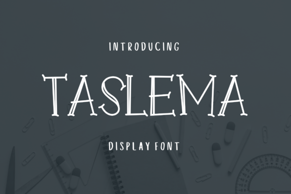Taslema: A Playful Font for Projects That Need a Little Joy