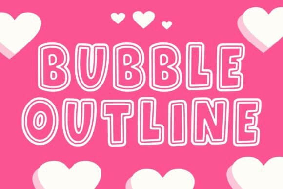 The Playful Charm of Bubble Outline for Creative Projects