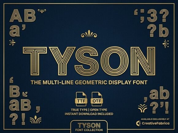Tyson: The Bold Display Typeface for Unforgettable Branding